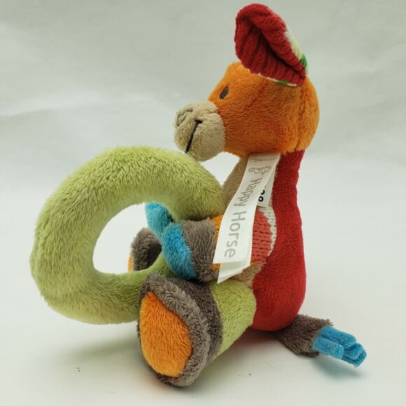 Happy Horse Netherlands Giraffe Plush Knit Soft Baby Toy Stuffed Animal Small 5" - Picture 6 of 11